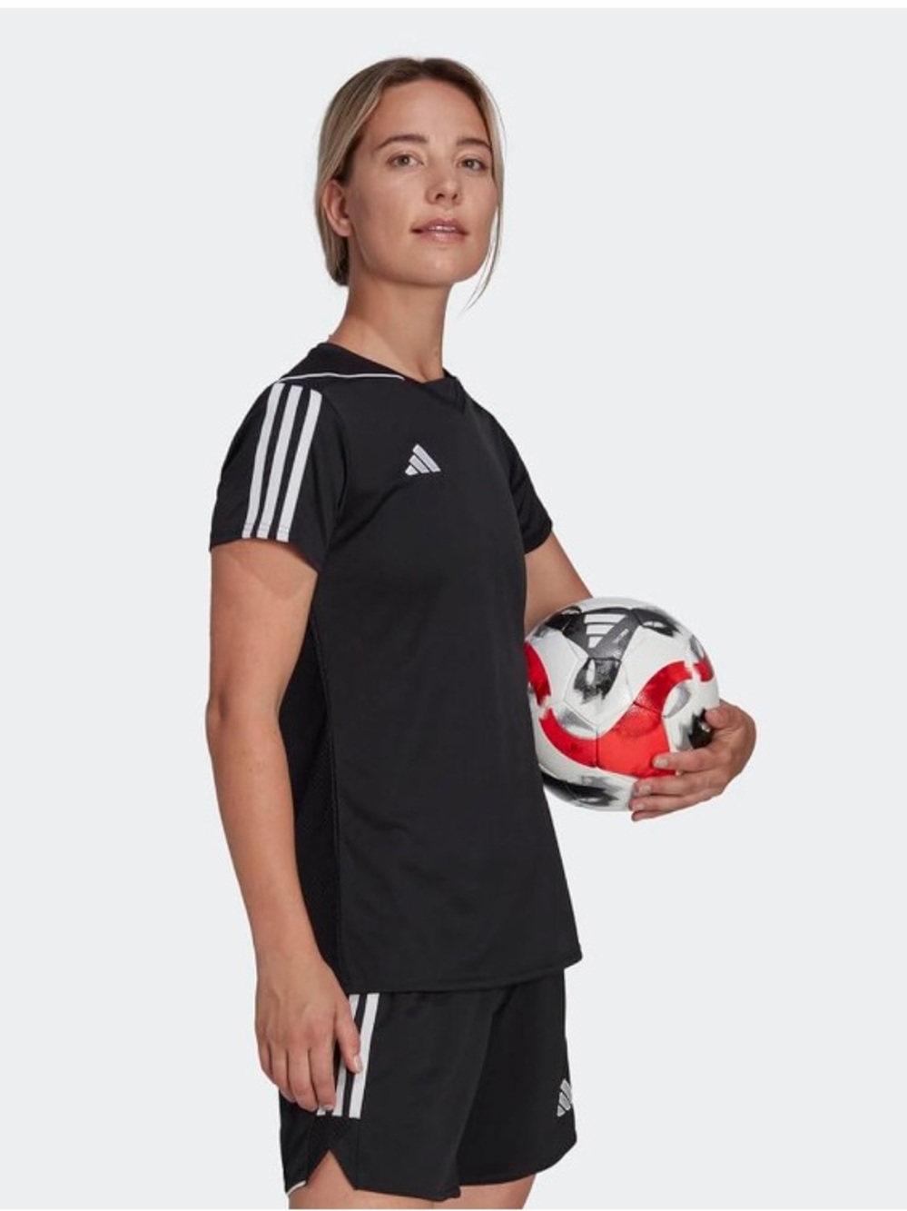 Adidas Tiro 23 Women’s Soccer Jersey - BLACK/WHITE -SIZE: XX-SMALL ✨-NWT